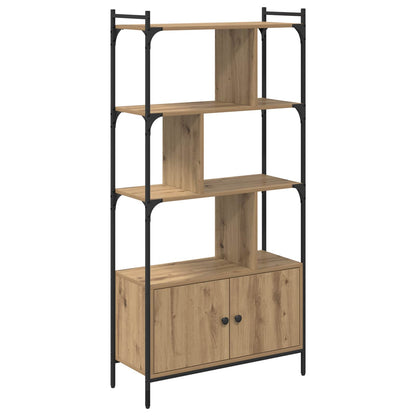 Bookcase 6-Tier 76.5 x 30 x 154.5 cm Engineered Wood