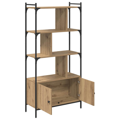 Bookcase 6-Tier 76.5 x 30 x 154.5 cm Engineered Wood