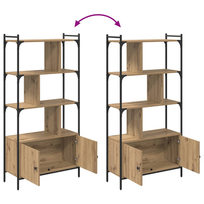 Bookcase 6-Tier 76.5 x 30 x 154.5 cm Engineered Wood