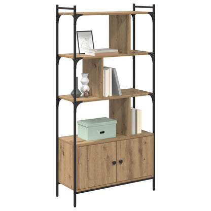 Bookcase 6-Tier 76.5 x 30 x 154.5 cm Engineered Wood