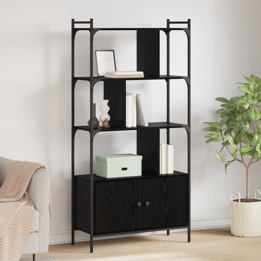 Bookcase 6-Tier 76.5 x 30 x 154.5 cm Engineered Wood