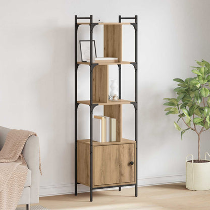 Bookcase 6-Tier 44.5 x 30 x 154.5 cm Engineered Wood
