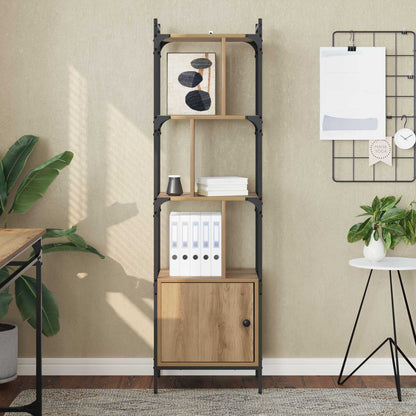 Bookcase 6-Tier 44.5 x 30 x 154.5 cm Engineered Wood