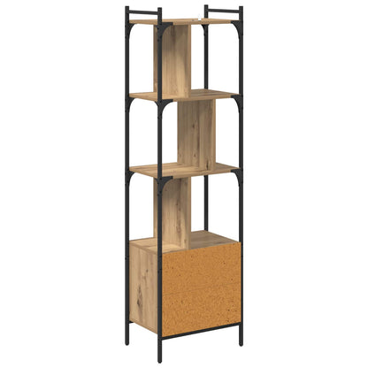 Bookcase 6-Tier 44.5 x 30 x 154.5 cm Engineered Wood