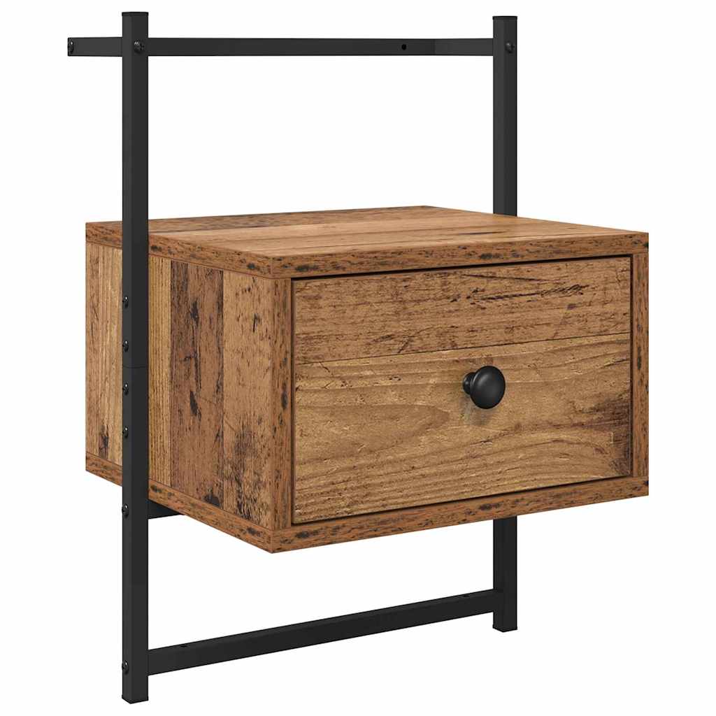 Bedside Cabinet Old Wood 35 x 30 x 51 cm Engineered Wood