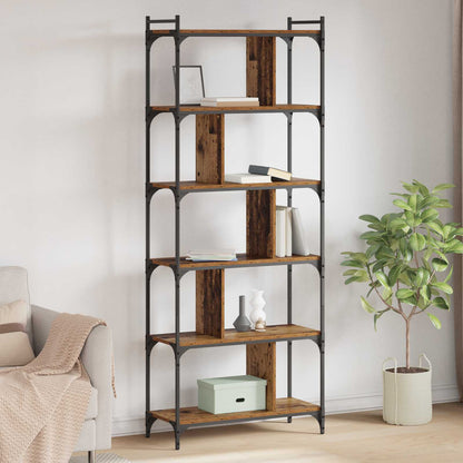 Bookcase Old wood 76 x 32 x 192 cm Engineered wood