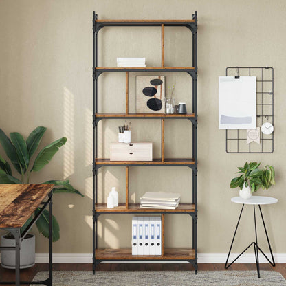 Bookcase Old wood 76 x 32 x 192 cm Engineered wood