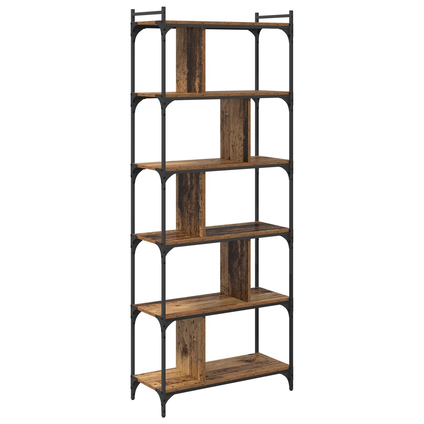Bookcase Old wood 76 x 32 x 192 cm Engineered wood