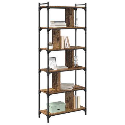 Bookcase Old wood 76 x 32 x 192 cm Engineered wood