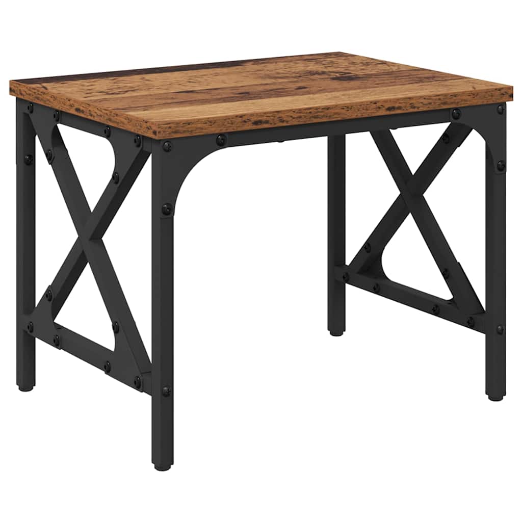 Printer Stand Old Wood 40 x 30 x 31 cm Engineered Wood