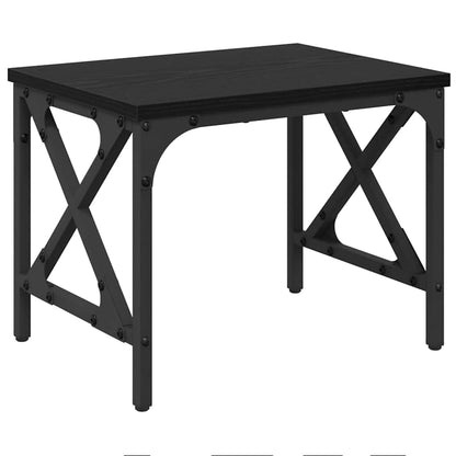 Printer Stand Black Oak 40 x 30 x 31 cm Engineered Wood