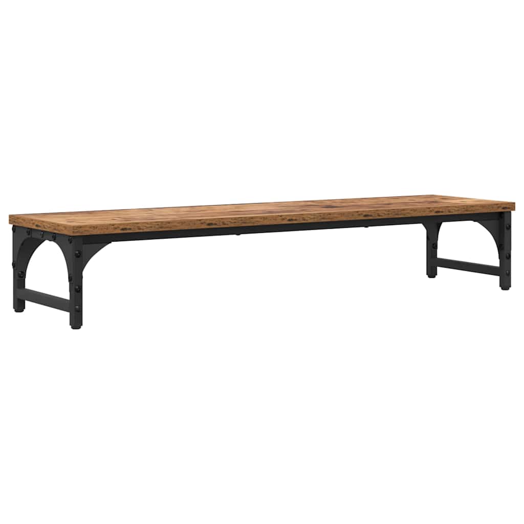 Monitor Stand Old Wood 85 x 23 x 15.5 cm Engineered Wood