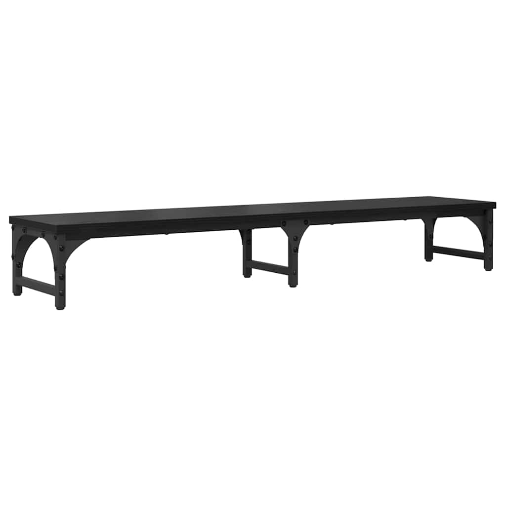 Monitor Stand Black Oak 105 x 23 x 15.5 cm Engineered Wood