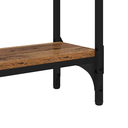 Console Table with Shelf Old wood 75 x 22.5 x 75 cm
