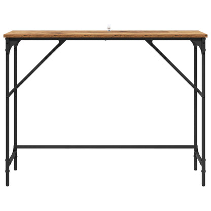 Console Table Old Wood 100 x 32 x 75 cm Engineered Wood
