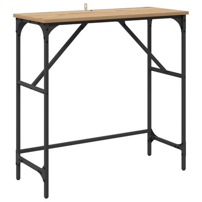 Console Table Artisan Oak 75 x 32 x 75 cm Engineered Wood