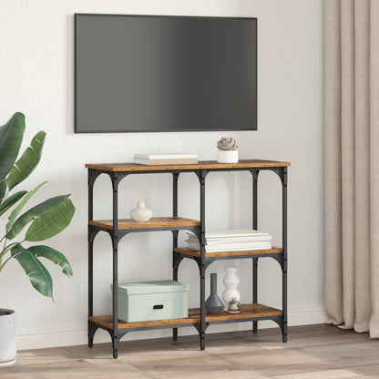 Console Table Old Wood 80 x 29 x 75 cm Engineered Wood