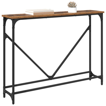 Console Table Manual Old Wood 102 x 23 x 75 cm Engineered Wood