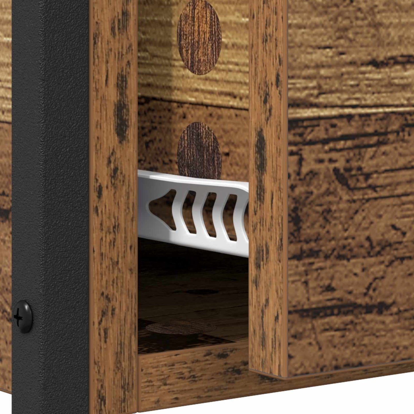 Console Table Old Wood 100 x 40 x 75 cm Engineered Wood