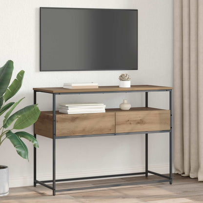 Console Table Artisan Oak 100 x 40 x 75 cm Engineered Wood