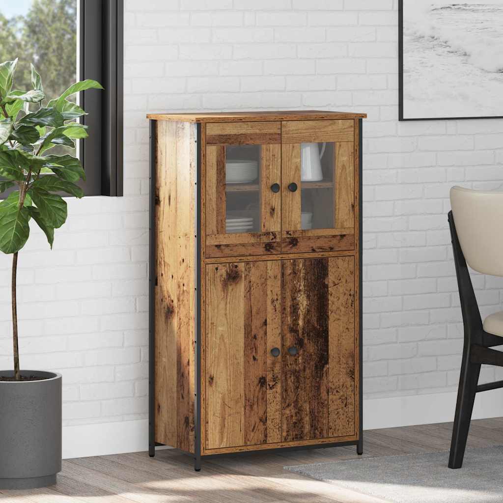 Highboard Old Wood 62 x 32 x 106.5 cm Engineered Wood
