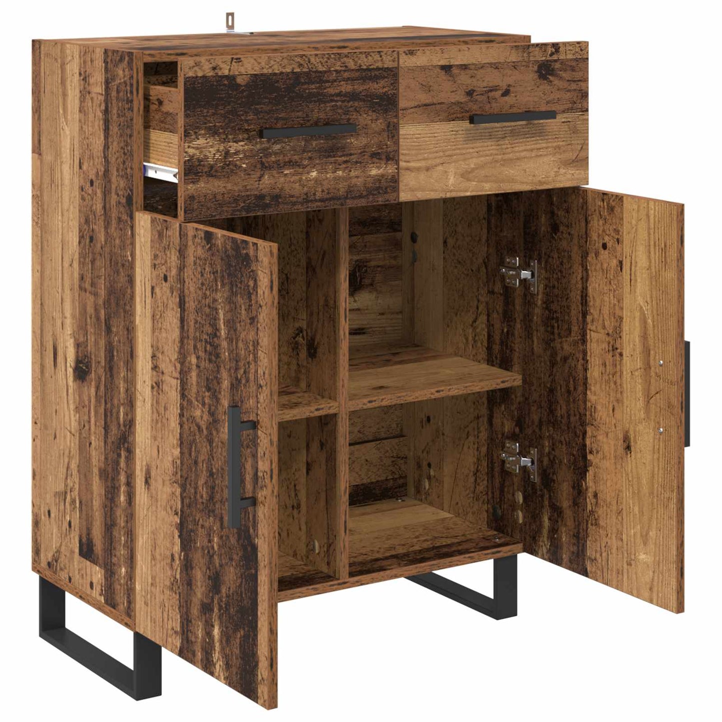 Sideboard Old Wood 69.5 x 34 x 90 cm Engineered Wood