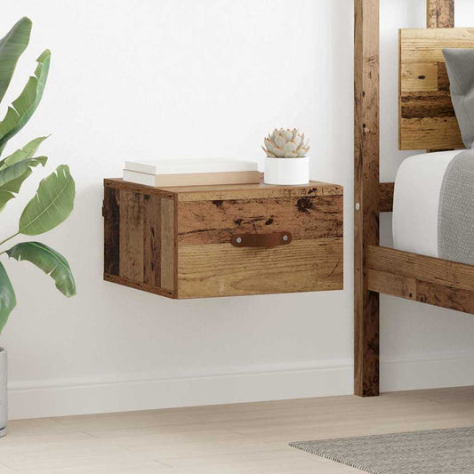 Wall-mounted Bedside Cabinet 35 x 35 x 20 cm Engineered Wood