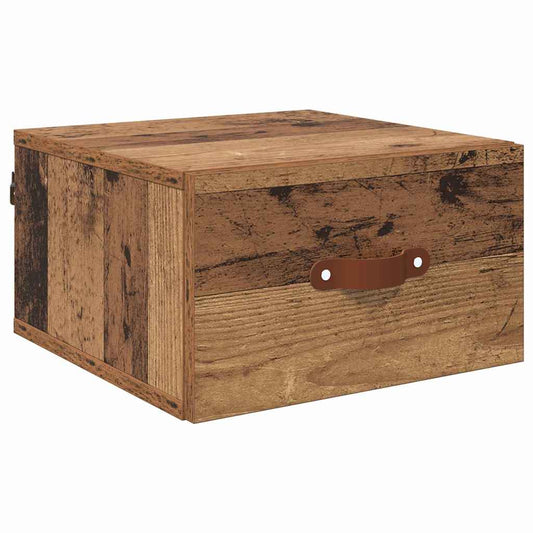 Wall-mounted Bedside Cabinet 35 x 35 x 20 cm Engineered Wood