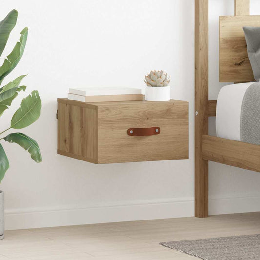 Wall-mounted Bedside Cabinet 35 x 35 x 20 cm Engineered Wood