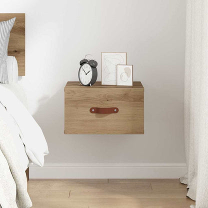 Wall-mounted Bedside Cabinet 35 x 35 x 20 cm Engineered Wood