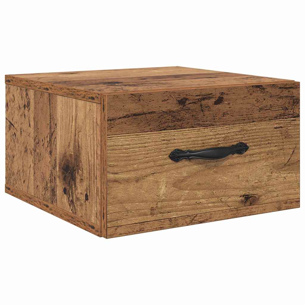 Bedside Cabinet 2 pcs Old wood 35 x 35 x 20 cm Engineered wood