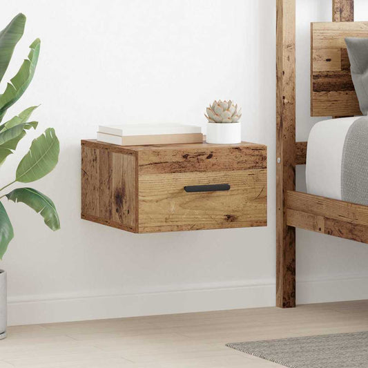 Bedside Cabinet 2 pcs 35 x 35 x 20 cm Engineered Wood Old Wood