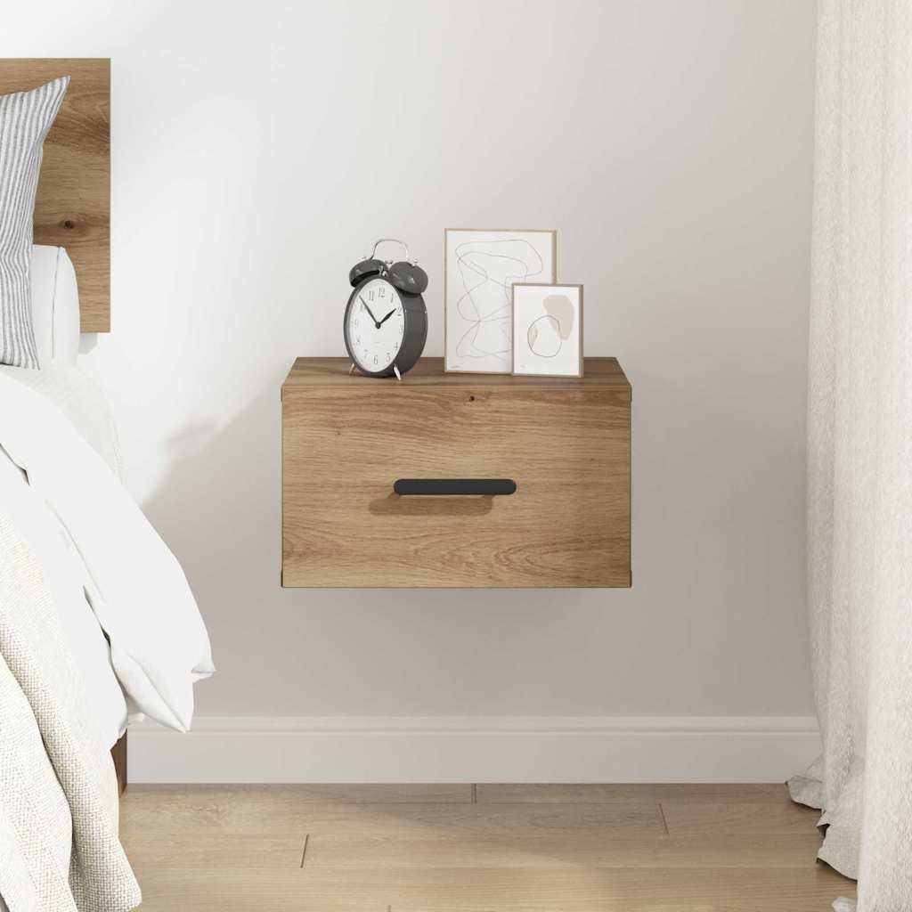 Bedside Cabinet 35 x 35 x 20 cm Engineered Wood Artisan Oak