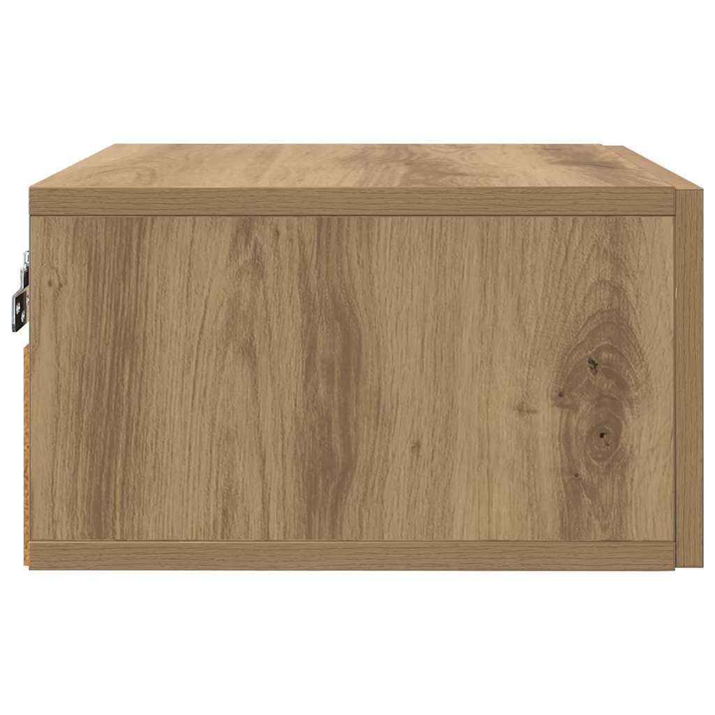 Bedside Cabinet 35 x 35 x 20 cm Engineered Wood Artisan Oak