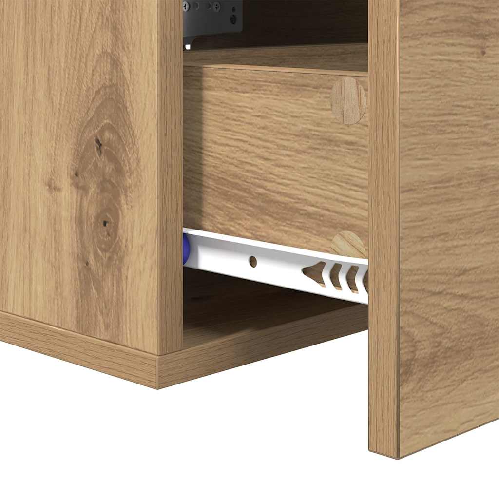 Bedside Cabinet 2 pcs 35 x 35 x 20 cm Engineered Wood