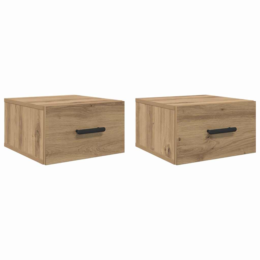 Bedside Cabinet 2 pcs 35 x 35 x 20 cm Engineered Wood