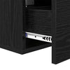 Bedside Cabinet 2 pcs Black oak 35 x 35 x 20 cm Engineered wood