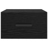 Bedside Cabinet 2 pcs Black oak 35 x 35 x 20 cm Engineered wood