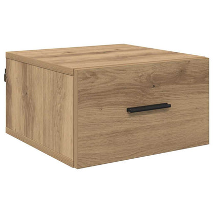 Bedside Cabinet with Drawer 2 pcs Artisan oak 35 x 35 x 20 cm
