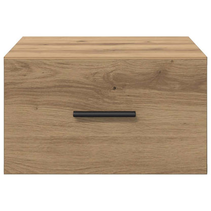Bedside Cabinet with Drawer 2 pcs Artisan oak 35 x 35 x 20 cm