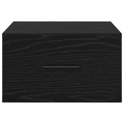 Bedside Cabinet Black oak 35 x 35 x 20 cm Engineered wood