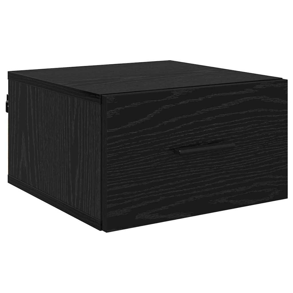 Bedside Cabinet 2 pcs Black oak 35 x 35 x 20 cm Engineered wood