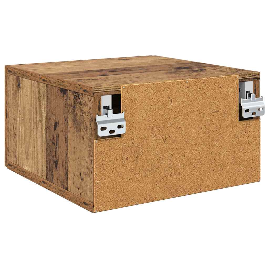 Bedside Cabinet Old wood 35 x 35 x 20 cm Engineered wood