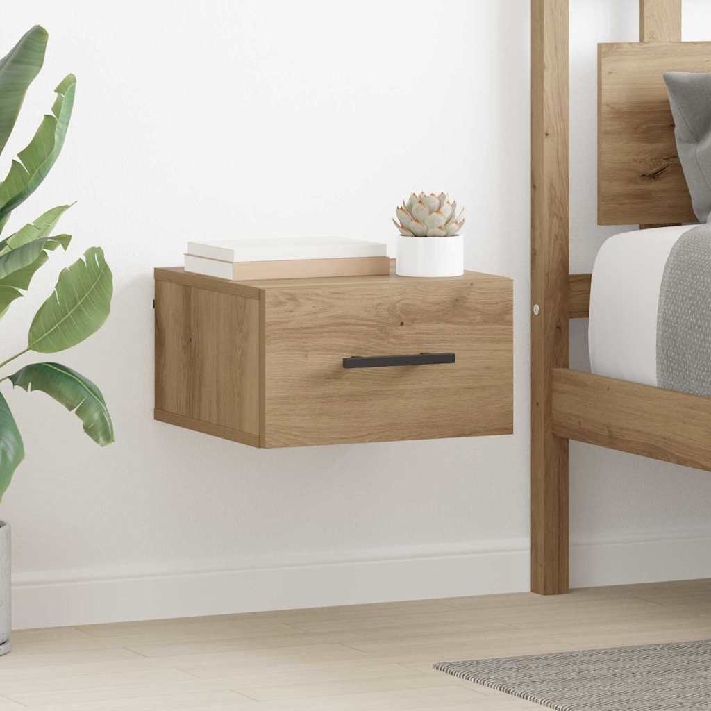 Bedside Cabinet 35 x 35 x 20 cm Engineered wood Artisan oak