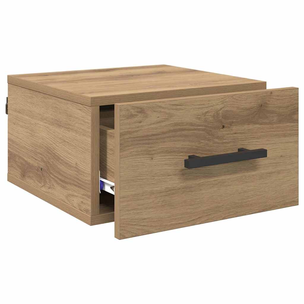 Bedside Cabinet 35 x 35 x 20 cm Engineered wood Artisan oak