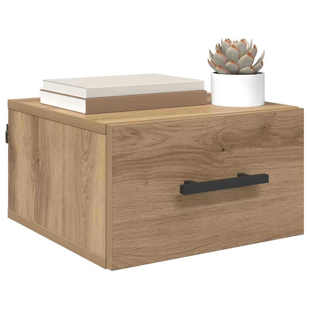 Bedside Cabinet 35 x 35 x 20 cm Engineered wood Artisan oak