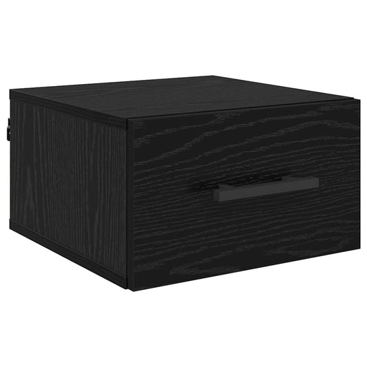 Bedside Cabinet 35 x 35 x 20 cm Engineered Wood Black oak