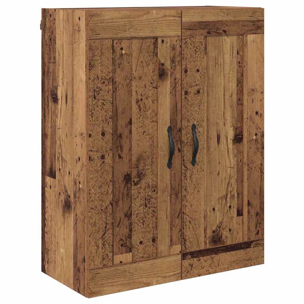 Wall Mounted Cabinet Old Wood 69.5 x 34 x 90 cm Engineered Wood