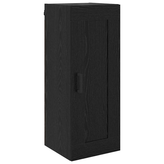 Wall Mounted Cabinet Black Oak 34.5 x 34 x 90 cm