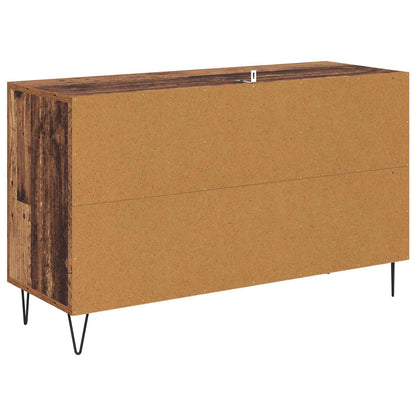 Sideboard with Drawer Old Wood 100 x 36 x 60 cm Engineered Wood